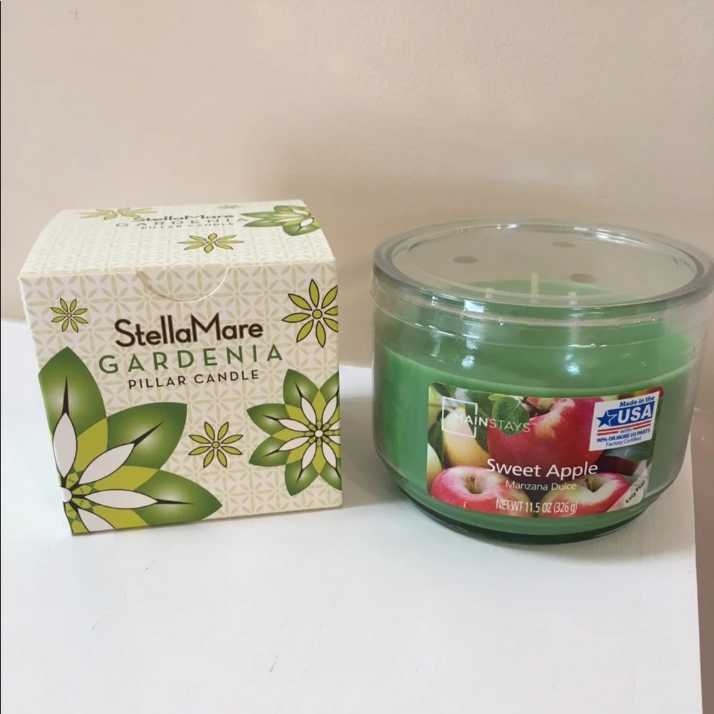 Gardenia and Apple Candle Set